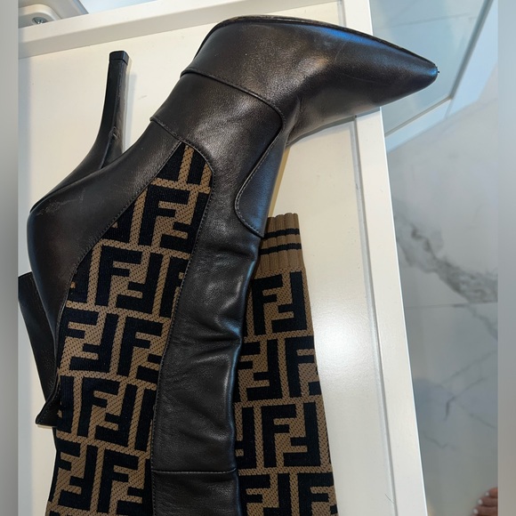 Fendi Zucca Over the knee boot size 39 - Picture 3 of 5